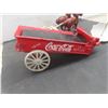 Image 12 : Cast Iron Coca-Cola Wagon w/ Pair of Horses
