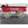 Image 3 : Cast Iron Coca-Cola Wagon w/ Pair of Horses
