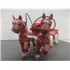 Image 6 : Cast Iron Coca-Cola Wagon w/ Pair of Horses
