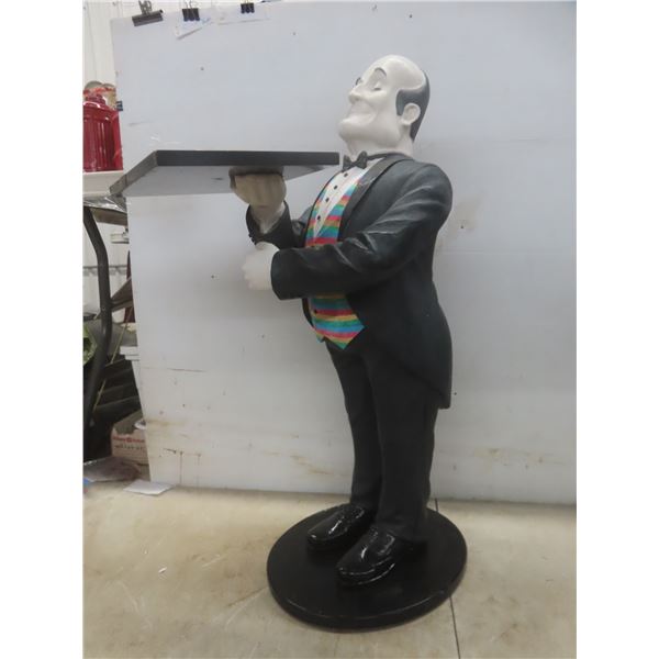 Butler Server Statue, 33" Tall