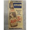 Image 2 : Two Cardboard Signs - Pepsi Cola , Two Dogs , and Cardboard Snow White 6 Pack Carrier
