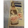 Image 6 : Two Cardboard Signs - Pepsi Cola , Two Dogs , and Cardboard Snow White 6 Pack Carrier