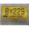 Image 2 : Manitoba License Plates and Tags from the 1960's