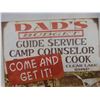 Image 3 : Wood Sign Titled "Dad's Budget Guide Service,"