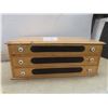 Image 1 : Three-Drawer Wood Chest Filled With Assorted Hardware And Fasteners