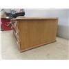 Image 2 : Three-Drawer Wood Chest Filled With Assorted Hardware And Fasteners