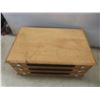 Image 9 : Three-Drawer Wood Chest Filled With Assorted Hardware And Fasteners
