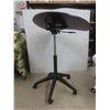 Image 4 : Adjustable Laptop Stand (31"–41" High) With Rolling Casters And Ergonomic Office Chair