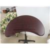 Image 5 : Adjustable Laptop Stand (31"–41" High) With Rolling Casters And Ergonomic Office Chair