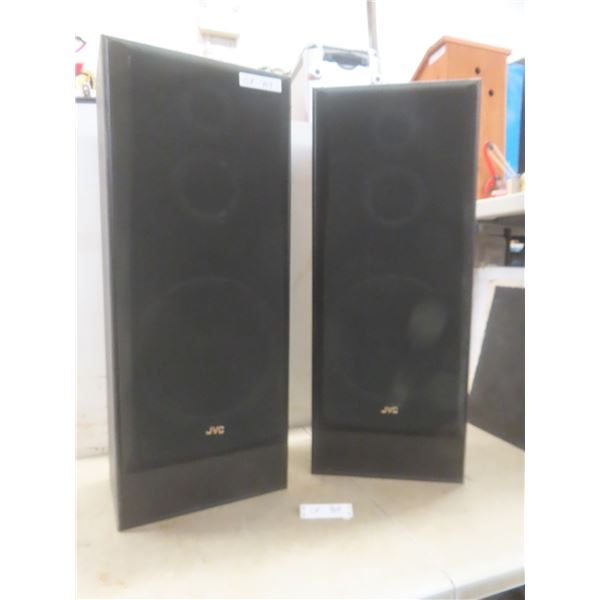 Two JVC Tower Speakers