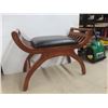 Image 7 : Curved Mission-Style Stool