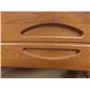Image 17 : Five-Piece Oak-Style Bedroom Suite Including Two Nightstands (), Two Armoires (), And Dresser