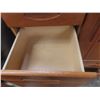 Image 22 : Five-Piece Oak-Style Bedroom Suite Including Two Nightstands (), Two Armoires (), And Dresser
