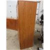 Image 26 : Five-Piece Oak-Style Bedroom Suite Including Two Nightstands (), Two Armoires (), And Dresser