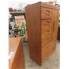 Image 27 : Five-Piece Oak-Style Bedroom Suite Including Two Nightstands (), Two Armoires (), And Dresser