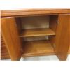 Image 34 : Five-Piece Oak-Style Bedroom Suite Including Two Nightstands (), Two Armoires (), And Dresser