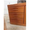 Image 39 : Five-Piece Oak-Style Bedroom Suite Including Two Nightstands (), Two Armoires (), And Dresser