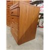 Image 4 : Five-Piece Oak-Style Bedroom Suite Including Two Nightstands (), Two Armoires (), And Dresser