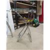 Image 6 : Four Chrome And Glass-Top End Tables, Largest Measures