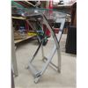 Image 7 : Four Chrome And Glass-Top End Tables, Largest Measures