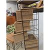 Image 13 : Rattan / Wicker Basket-Style Six-Drawer Storage Unit & Two-Piece Nesting Tables