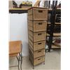 Image 14 : Rattan / Wicker Basket-Style Six-Drawer Storage Unit & Two-Piece Nesting Tables