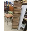 Image 8 : Rattan / Wicker Basket-Style Six-Drawer Storage Unit & Two-Piece Nesting Tables