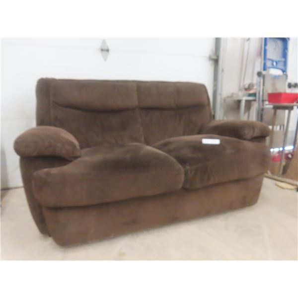 Microsuede Loveseat, 67" Wide