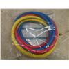 Image 7 : HVAC Refrigeration Manifold Gauge Set With Hoses