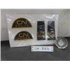 Image 1 : CN Police Patches With Seagull Quartz Clock, 2 1/2" Diameter