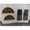 Image 2 : CN Police Patches With Seagull Quartz Clock, 2 1/2" Diameter