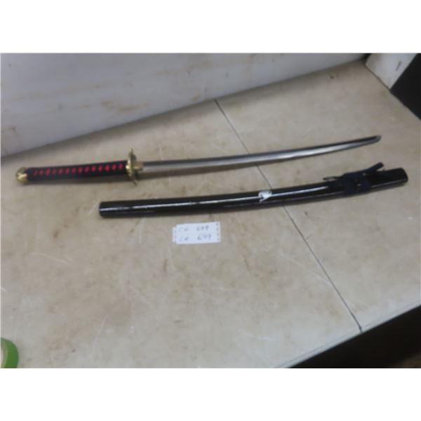 Decorative Samurai Sword, 41" Overall Length