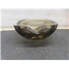 Image 12 : Five-Piece Art Glass Lot Including Vase 9 1/2" High And Ashtrays