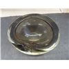 Image 13 : Five-Piece Art Glass Lot Including Vase 9 1/2" High And Ashtrays