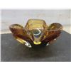 Image 7 : Five-Piece Art Glass Lot Including Vase 9 1/2" High And Ashtrays