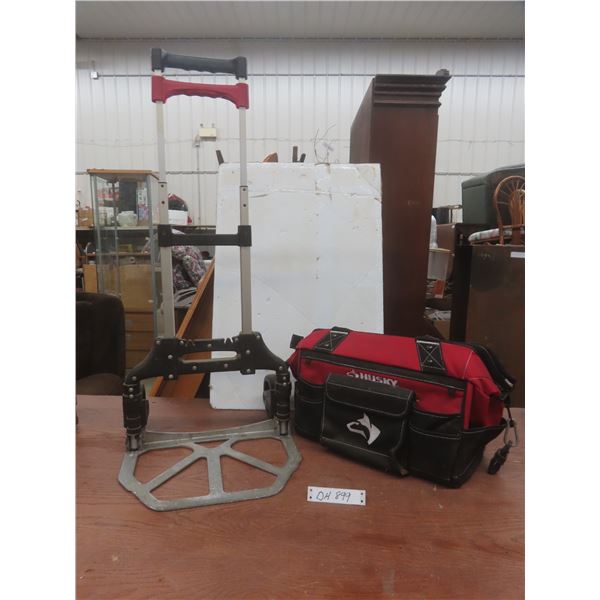 Folding Dolly And Husky Tool Bag