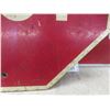 Image 8 : Two Metal Street Signs - Stop Sign () + Triangular Warning Sign ()