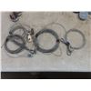 Image 10 : Husky Tool Bag Filled With Pulleys, Bungee Cords, Allen Keys, Wire, And Safety Glasses