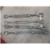 Image 2 : Galvanized Turnbuckles And 1/4" D-Ring Shackles