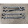 Image 7 : Galvanized Turnbuckles And 1/4" D-Ring Shackles