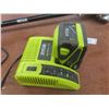 Image 7 : Ryobi 24V Cordless Weed Trimmer With Battery And Charger (For Parts)