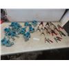 Image 1 : 10 Aluminum Swivel Coupler Clamps & 16 Metal Spring Clamps - Different Sizes