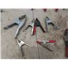 Image 8 : 10 Aluminum Swivel Coupler Clamps & 16 Metal Spring Clamps - Different Sizes