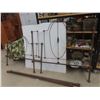 Image 1 : Cast Iron Headboard, Footboard & 2 Side Rails 54" Wide