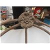 Image 5 : Cast Iron Headboard, Footboard & 2 Side Rails 54" Wide