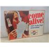 Image 2 : Pepsi-Cola Cardboard Advertising Sign, (Damage To Lower Left Corner)