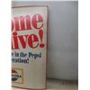 Image 7 : Pepsi-Cola Cardboard Advertising Sign, (Damage To Lower Left Corner)