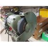 Image 3 : Six-Inch Bench Grinder Mounted On Steel Post + Tire Rim