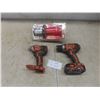 Image 1 : Two Ridgid 18V Cordless Tools Including Drill And Impact Driver With Battery (No Charger) And Horn