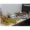 Image 1 : Assorted Hardware Lot Including Cables, Horns, Brackets, Weights, Bolts, Screws, And More